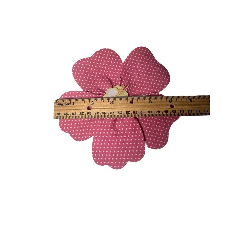 Pottery Barn Fabric Flower Wall Hangings, set of 8- Easter Spring Baby Bloom New